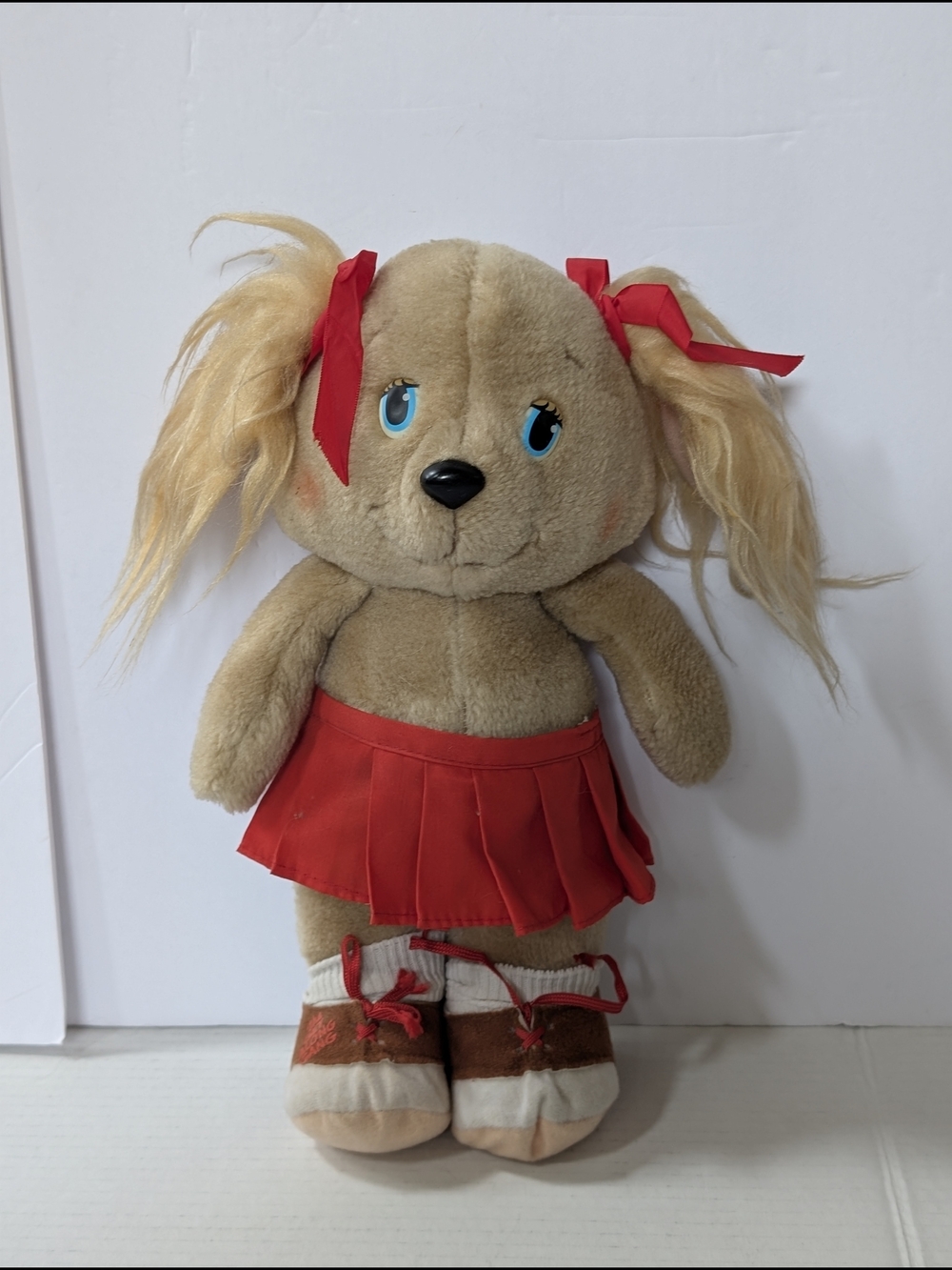 TOMY Get Along Gang Vintage 1984 Dotty Dog Plush Stuffed Doll Toy